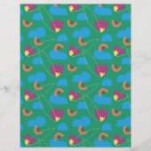 クラウドフローラスクラップブック紙 (正面)