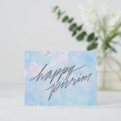 クラウドブルーのハッピープリム ポストカード (スタンド正面)