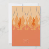 クラウドプレザーバーベキュー招待状 招待状 (裏面)