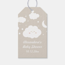クラウドベイビーシャワープレゼント ギフトタグ