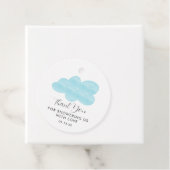 クラウドベビーシャワーありがとうメッセージカード フェイバータグ (インサイチュ)