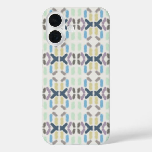 クラウドホワイトの塩水水彩パステルカラー Case-Mate iPhoneケース (裏面)