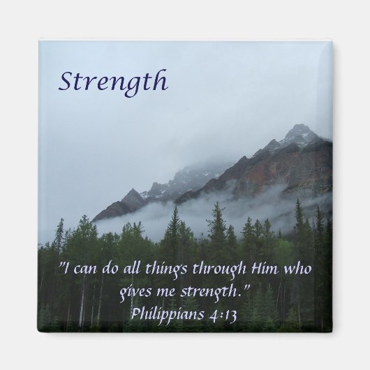 クラウドマウンテン – 強度 マグネット (正面)