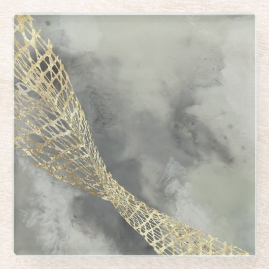 クラウドマトリックス ガラスコースター (正面)