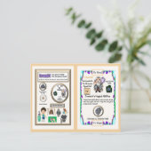 クラウドミストウィザード – Chromium Element ポストカード (スタンド正面)