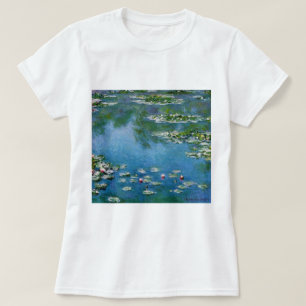 クラウドモネウォーターリリーズギャラリーHDファインアート Tシャツ