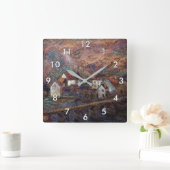 クラウドモネ – ザブリッジアットヴェルヴィ スクエア壁時計 (ホーム)