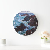 クラウドモネ – ザロックズアットベル – イルドコースト ラージ壁時計 (ホーム)