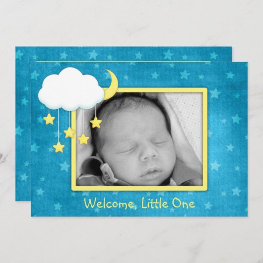 クラウドモバイルの誕生のお知らせ 案内状 (正面/裏面)