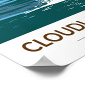 クラウドランドキャニオン州パークグルジアヴィンテージ ポスター (角)