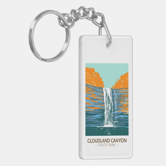 クラウドランドキャニオン州パークジョージアヴィンテージ   キーホルダー (正面左)