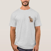 クラウドリープドの写真 ジャングル 大型ネコ科動物 Tシャツ (正面)