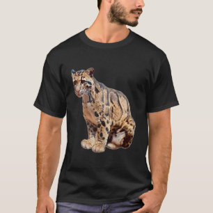 クラウドリープドの写真 ジャングル 大型ネコ科動物   Tシャツ