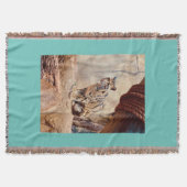 クラウドリープドの写真 自然 野生のエキゾチック スローブランケット (正面)