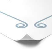 クラウドワインブライダルシャワーへようこそ ポスター (角)