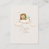 クラウド上のライオン表示シャワーエンクロージャカード エンクロージャーカード (裏面)