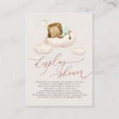 クラウド上のライオン表示シャワーエンクロージャカード エンクロージャーカード (正面)