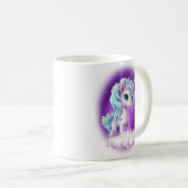 クラウド上の名前Unicorn mug コーヒーマグカップ (正面右)