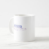 クラウド上の名前Unicorn mug コーヒーマグカップ (正面左)