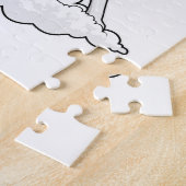 クラウド上の馬 ジグソーパズル (側面)