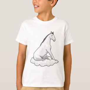クラウド上の馬 Tシャツ