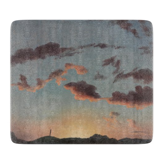 クラウド勉強（空の雲） (by Knud Baade) カッティングボード (正面)