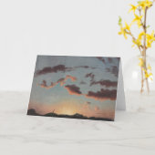 クラウド勉強（空の雲） (by Knud Baade) カード (黄色い花)