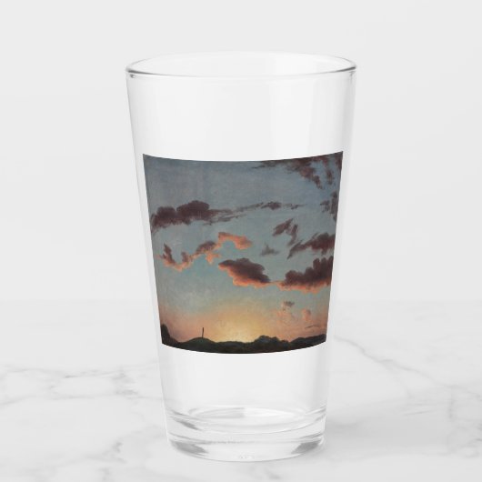 クラウド勉強（空の雲） (by Knud Baade) タンブラーグラス (正面)