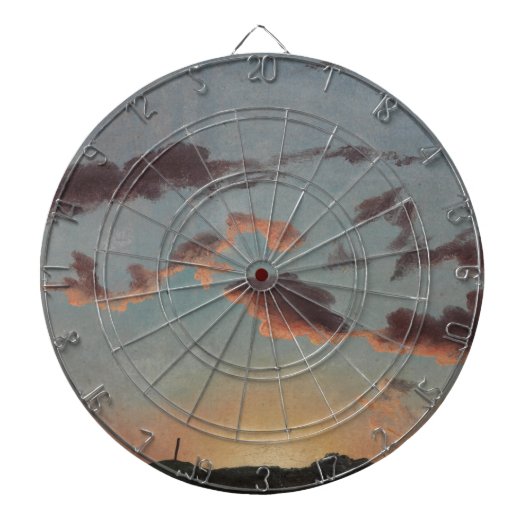 クラウド勉強（空の雲） (by Knud Baade) ダーツボード (正面)