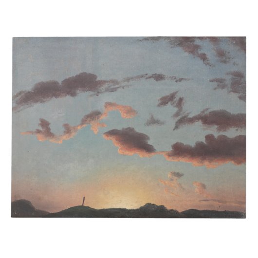 クラウド勉強（空の雲） (by Knud Baade) ノートパッド (正面)