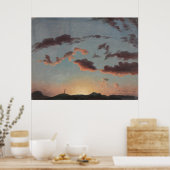 クラウド勉強（空の雲） (by Knud Baade) ポスター (キッチン)