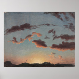 クラウド勉強（空の雲） (by Knud Baade) ポスター