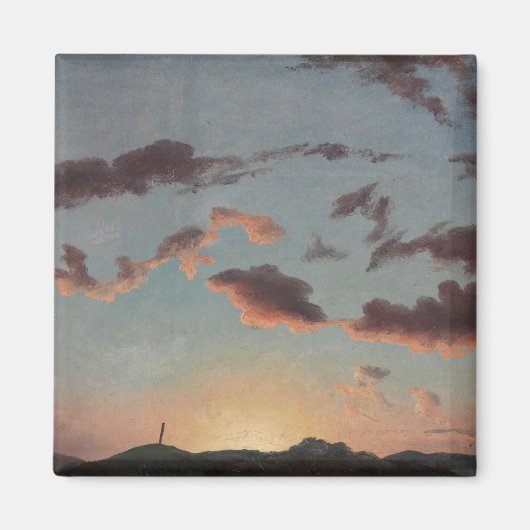 クラウド勉強（空の雲） (by Knud Baade) マグネット (正面)