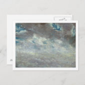 クラウド勉強, 1821 (ボード上の紙上の油) ポストカード (正面/裏面)