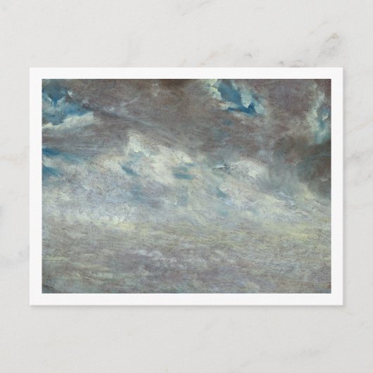 クラウド勉強, 1821 (ボード上の紙上の油) ポストカード (正面)