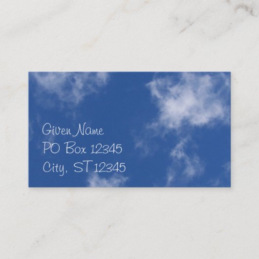 クラウド名刺 名刺 (正面)