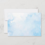 クラウド悔やみや弔慰サンキューカード ノートカード (裏面)