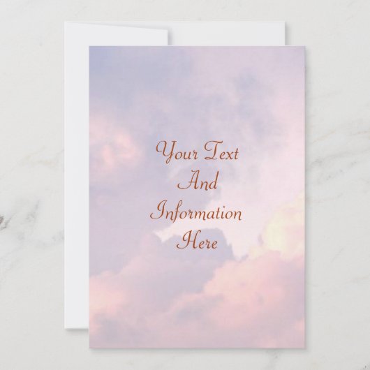 クラウド招待状 招待状 (正面)