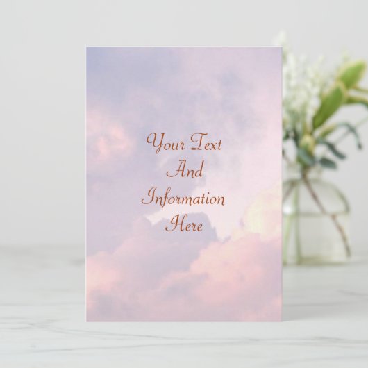 クラウド招待状 招待状 (スタンド正面)