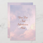 クラウド招待状 招待状 (正面/裏面)