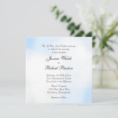 クラウド結婚式招待状 招待状 (スタンド正面)