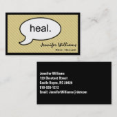 クラウド考えヒーリング霊気Heal Business Card 名刺 (正面/裏面)