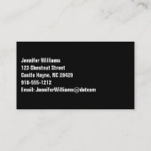 クラウド考えヒーリング霊気Heal Business Card 名刺 (裏面)