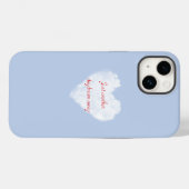 クラウド背景を使用したiPhoneケース Case-Mate iPhoneケース (裏面 (横))