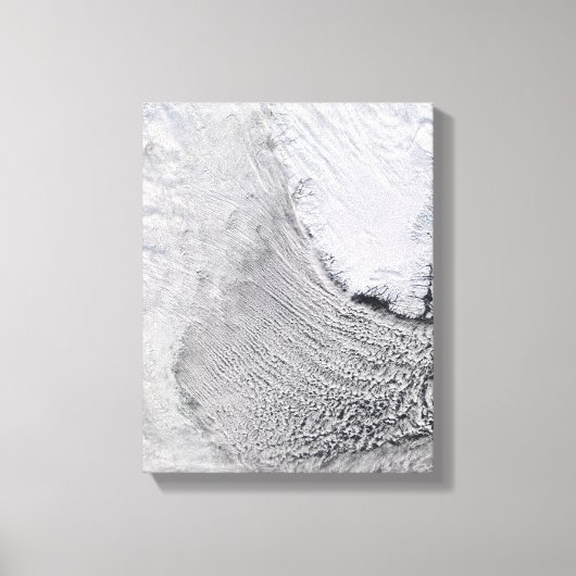 クラウド通りズインザラブラドール海 キャンバスプリント (正面)