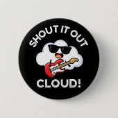 クラウド音楽を叫おもしろいぶPun Dark BG 缶バッジ (正面)