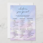 クラウド9あなたの財布のブライダルシャワーゲーム 招待状 (正面)