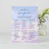 クラウド9あなたの財布のブライダルシャワーゲーム 招待状 (スタンド正面)