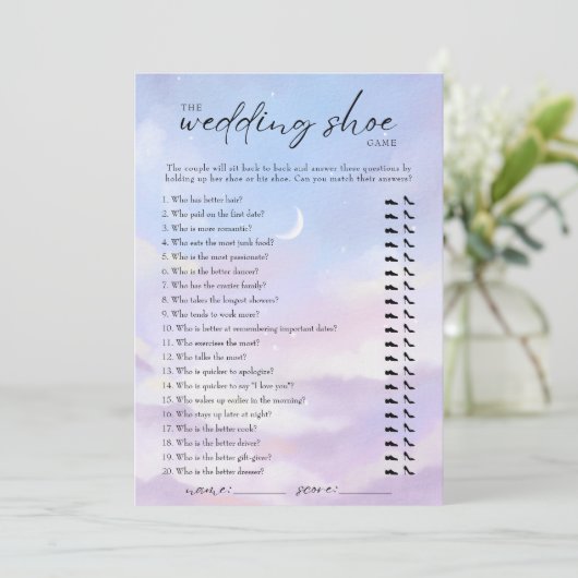 クラウド9の結婚シューゲーム 招待状 (スタンド正面)