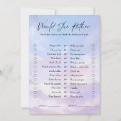 クラウド9は彼女はむしろブライダルシャワーのゲームカード 招待状 (正面)